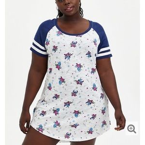 NWT Torrid Sleep Shirt Lilo & Stitch